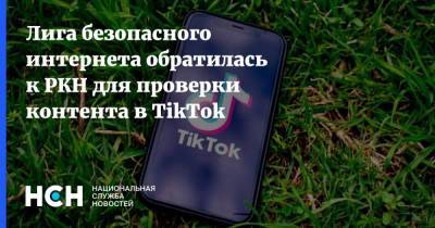 Лига безопасного интернета обратилась к РКН для проверки контента в TikTok