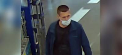 Полиция Петрозаводска ищет подозреваемого в преступлении по видеозаписи (ВИДЕО)