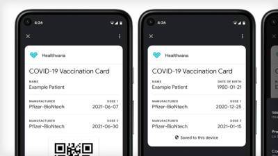 В Android добавят поддержку сертификатов вакцинации и ПЦР-тестов