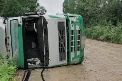 Опрокинувший в Тверской области фуру водитель не имел права садиться за руль