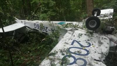 СК завёл дело после жёсткой посадки самолёта в лесу в Подмосковье
