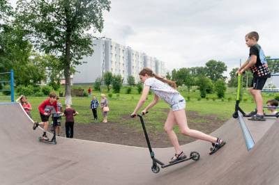 В Кемерове открыли два новых скейт-парка