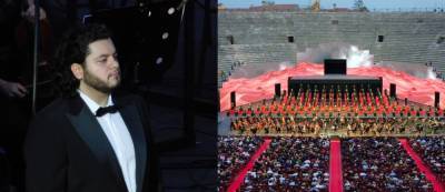 Джузеппе Верди - Азер Заде c триумфом выступил в античном римском амфитеатре для гладиаторских боёв (ВИДЕО, ФОТО) - trend.az - Италия - Рим