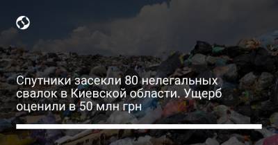 Спутники засекли 80 нелегальных свалок в Киевской области. Ущерб оценили в 50 млн грн