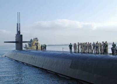 Атомная субмарина ВМС США класса Ohio с ядерным оружием на борту зашла в Средиземное море