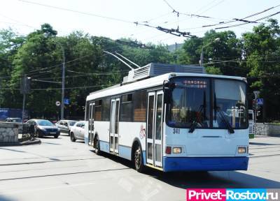 Из-за отключения электричества приостановят работу троллейбуса в Ростове 2 июля