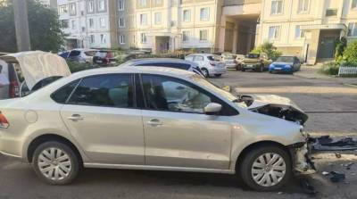 В Минске похитители автозапчастей пытались скрыться от правоохранителей и протаранили служебное авто