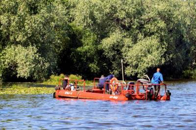 В Выборгском районе третий месяц очищают бухту «Радуга» от нефтепродуктов
