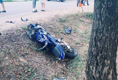 Мотоциклист пострадал в ДТП в Гатчинском районе
