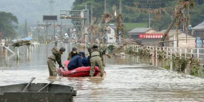 Власти Японии эвакуируют 400 000 человек из-за аномальных ливней