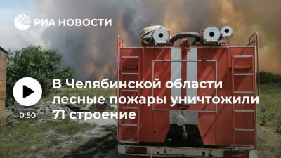 Лесные пожары уничтожили 71 строение в поселках Джабык и Запасное в Челябинской области