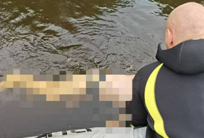 Фото: утонувшего в Новоладожском канале мужчину искали всю ночь
