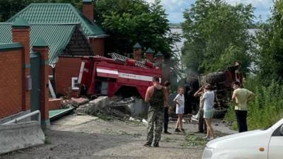 Гибель пожарных под Хабаровском попала на видео