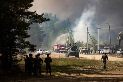 Два посёлка сгорели в Челябинской области из-за природных пожаров