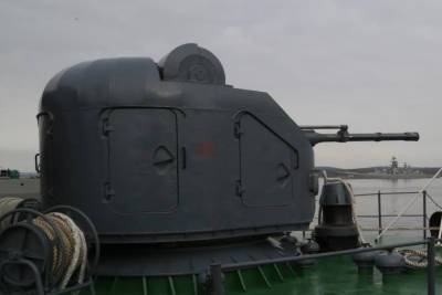 МПК Северного флота отработали артиллерийские стрельбы по надводной цели в Белом море