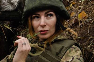 В Донецке прошла церемония прощания с нашим военкором Катериной Катиной