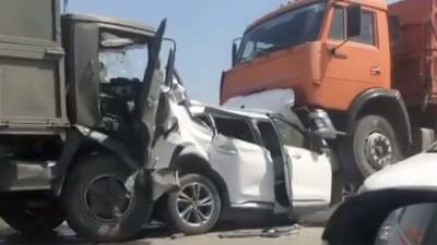 ДТП с участием 13 автомобилей произошло на Кубани из-за пожара на поле