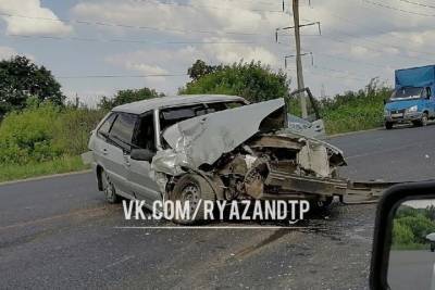 Из-за аварии на Южной окружной в Рязани образовалась крупная пробка