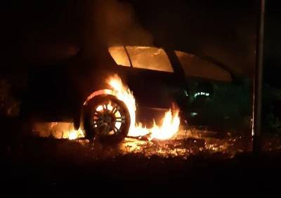 На трассе Москва — Касимов сгорел автомобиль