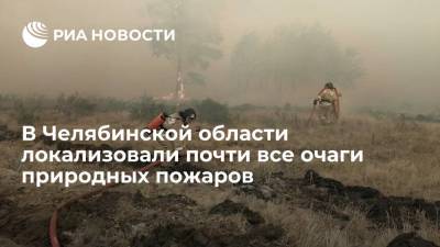 В МЧС сообщили, что ситуация с пожарами в Челябинской области находится под контролем