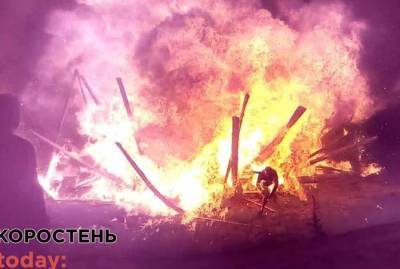 Появилось видео взрыва на празднике Ивана Купала в Коростене: есть пострадавшие