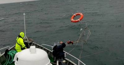 Во время учений "Sea Breeze" спасли десантника, которого унесло в море
