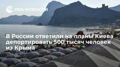 В Совфеде ответили на планы Украины депортировать 500 тысяч россиян из Крыма