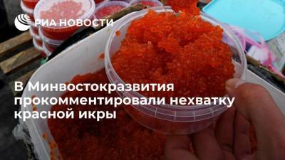Глава Минвостокразвития Чекунков рассказал, когда разрешится ситуация с нехваткой красной икры