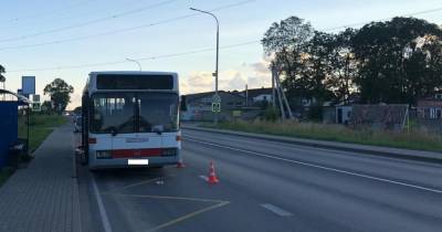 В Гурьевском районе автобус сбил упавшую на дорогу пенсионерку (фото)