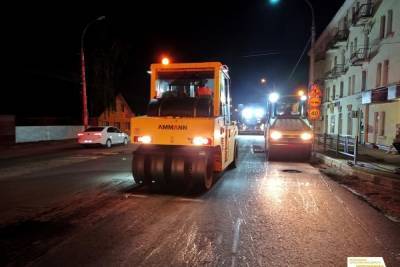 На Гастелло в Тамбове завершают первый этап ремонта дороги