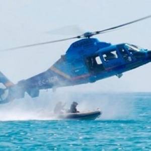 В Испании при погоне за наркоторговцами упал в море вертолет таможни