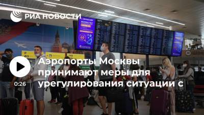 Росавиация заявила, что аэропорты Москвы принимают меры для урегулирования ситуации с очередями