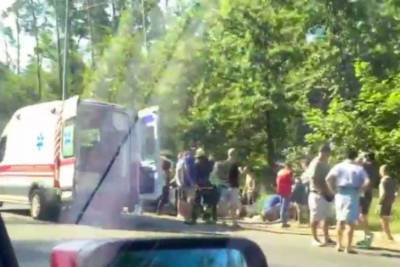 На трассе под Киевом перевернулась маршрутка с пассажирами: восемь пострадавших