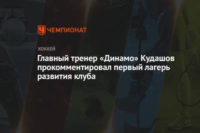 Главный тренер «Динамо» Кудашов прокомментировал первый лагерь развития клуба