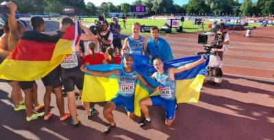 Украина выиграла бронзу в мужской эстафете 4х100 метров на чемпионате Европы U-23