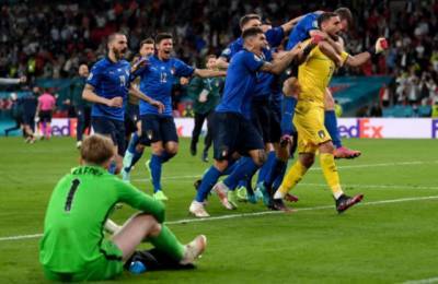 Евро-2020: Италия в серии пенальти побеждает Англию в финале