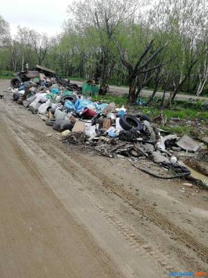 4 тысячи тонн несанкционированного мусора вывезут из Южно-Сахалинска