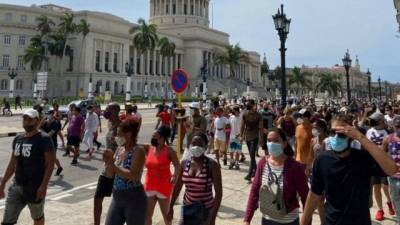 США предостерегли власти Кубы от насилия в отношении протестующих