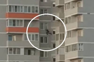 В Ярославле обнаружили «человека-паука» - мужчина лазил по стене многоэтажки на 12 этаже