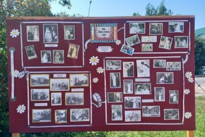 В Шацке Рязанской области открыли уличную выставку свадебных фотографий