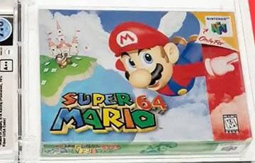 Картридж с игрой «Super Mario» 64 продали за рекордные $1,5 миллиона