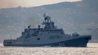 Фрегаты ЧФ провели учения на фоне захода кораблей НАТО в Черном море