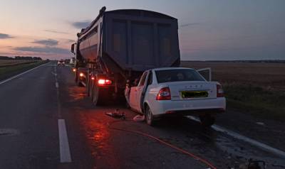 Ночью на трассе Волгоград — Каменск под колесами фуры погиб водитель «Лады»