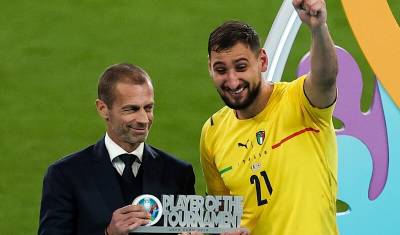 Вратаря сборной Италии признали лучшим игроком на Евро-2020