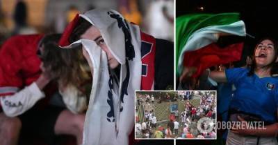 Евро-2020: Англия проиграла Италии – беспорядки фанатов на стадионе Уэмбли – фото