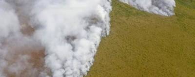 Больше 20 природных пожаров бушуют на территории Чукотки