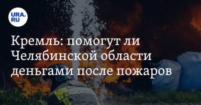 Кремль: помогут ли Челябинской области деньгами после пожаров