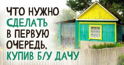 Подарили дочке на совершеннолетие бэушную дачу, что мы сделали перво-наперво, оказавшись там