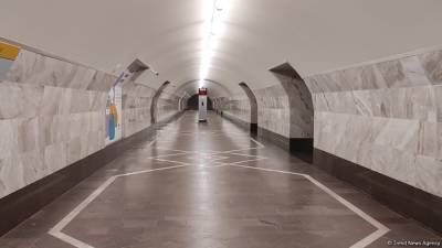 Сдан в эксплуатацию второй путь между 2 станциями метро Баку (ФОТО
