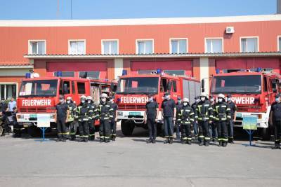 Сергей Гайдай передал спасателям Луганщины девять спецавтомобилей